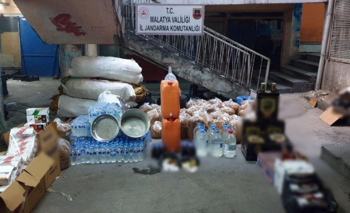 Malatya’da bin 50 litre kaçak içki ele geçirildi