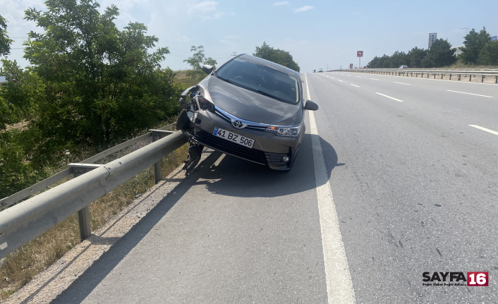 Bursa Eskişehir yolunda ilginç kaza