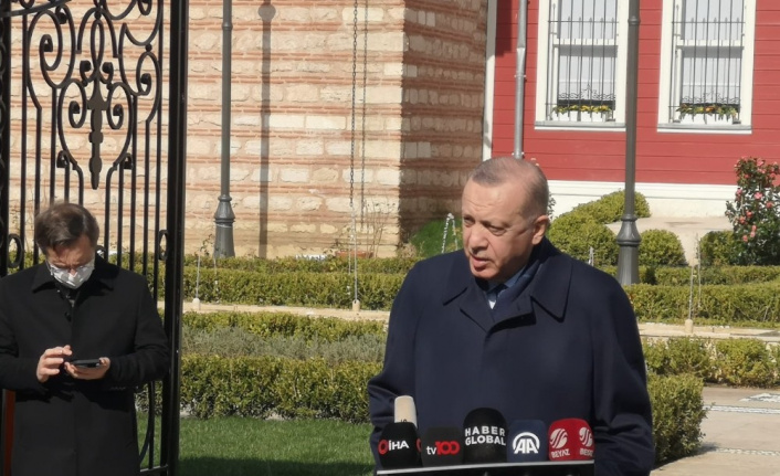 Cumhurbaşkanı Erdoğan, “Biz darbenin her türlüsüne karşıyız"