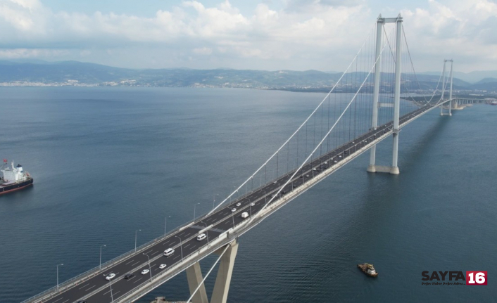 Osmangazi Köprüsü’nden 6 yılda 55.5 milyon araç geçti